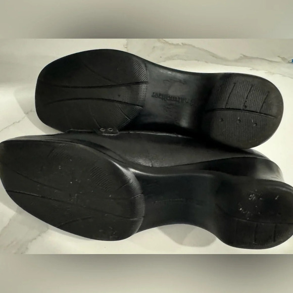 Naturalizer Kiltie Loafers chunky low heel leather faux buckle detail taleen US8 - Picture 5 of 5